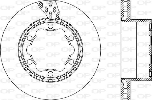 Open Parts BDA2326.20 - Тормозной диск autospares.lv