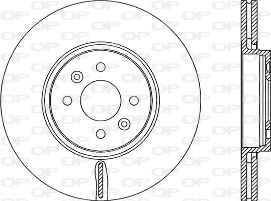 Open Parts BDA2321.20 - Тормозной диск autospares.lv