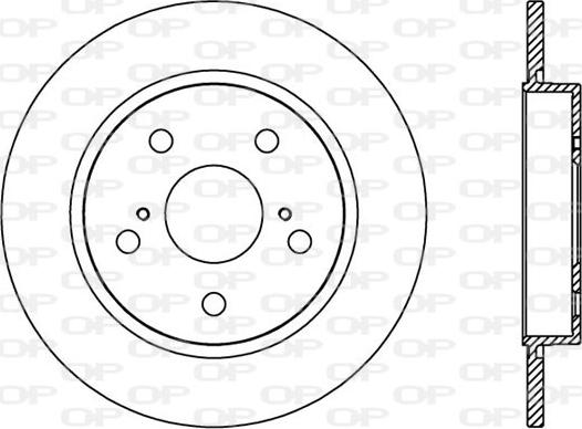 Open Parts BDA2378.10 - Тормозной диск autospares.lv