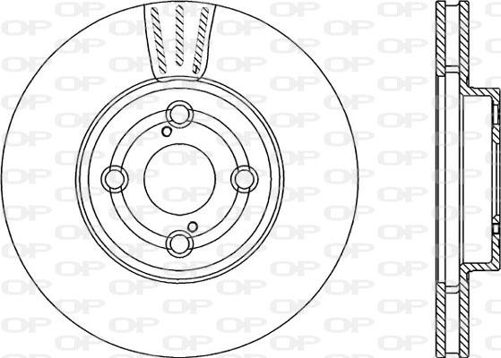 Open Parts BDA2290.20 - Тормозной диск autospares.lv