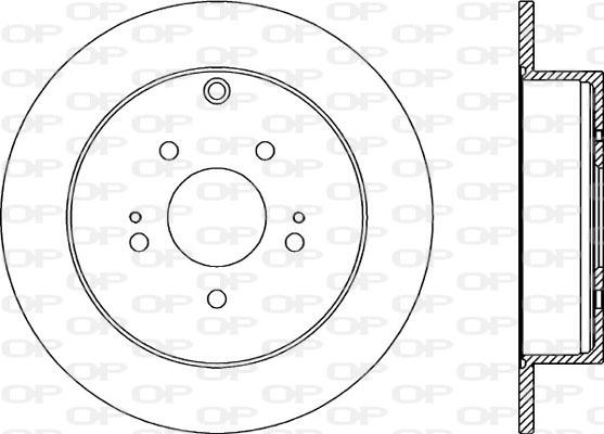 Open Parts BDA2262.10 - Тормозной диск autospares.lv