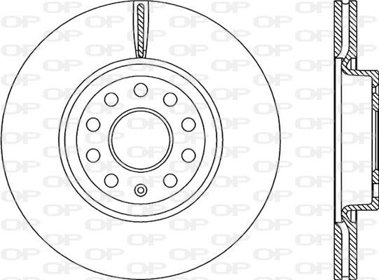 Blue Print ADV184308 - Тормозной диск autospares.lv