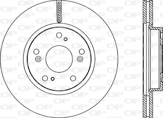 Open Parts BDA2218.20 - Тормозной диск autospares.lv