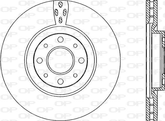 Open Parts BDA2217.20 - Тормозной диск autospares.lv