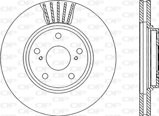 Open Parts BDA2287.20 - Тормозной диск autospares.lv