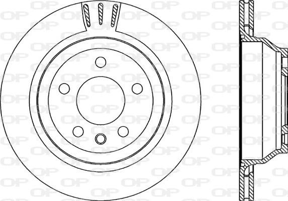 Open Parts BDA2220.20 - Тормозной диск autospares.lv