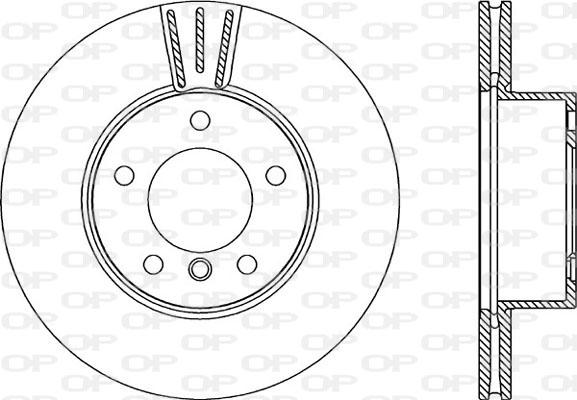 Open Parts BDA2275.20 - Тормозной диск autospares.lv