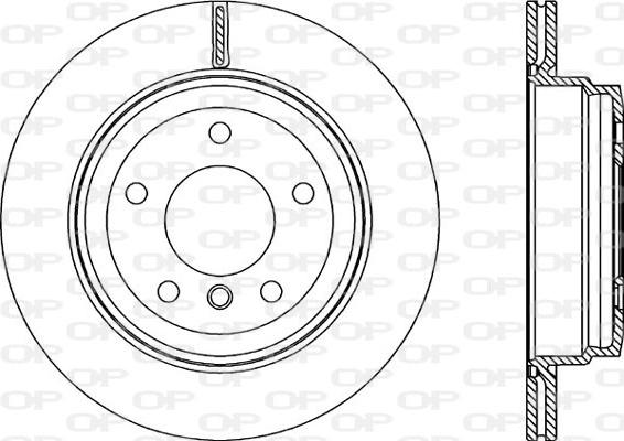 Open Parts BDA2278.20 - Тормозной диск autospares.lv