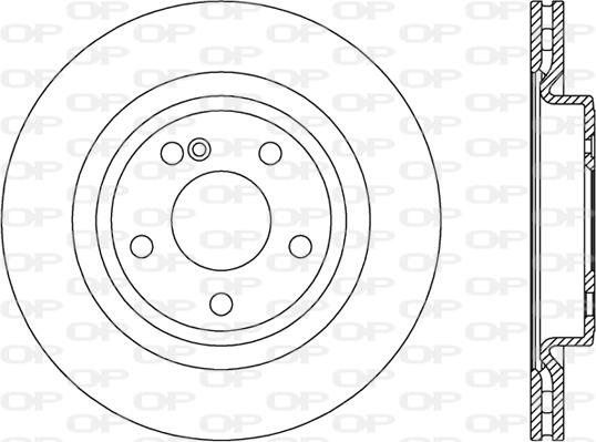 Open Parts BDA2799.20 - Тормозной диск autospares.lv