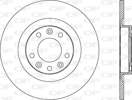 Open Parts BDA2741.10 - Тормозной диск autospares.lv