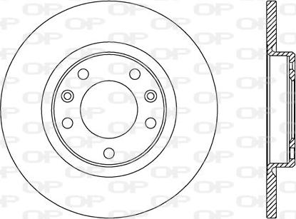 Open Parts BDA2743.10 - Тормозной диск autospares.lv