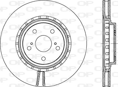 Open Parts BDA2718.20 - Тормозной диск autospares.lv