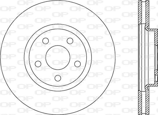 Open Parts BDA2788.20 - Тормозной диск autospares.lv