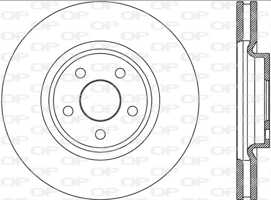 Open Parts BDA2787.20 - Тормозной диск autospares.lv