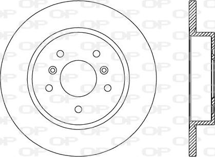 Open Parts BDA2726.10 - Тормозной диск autospares.lv