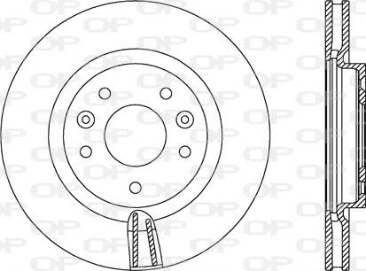 Open Parts BDA2727.20 - Тормозной диск autospares.lv