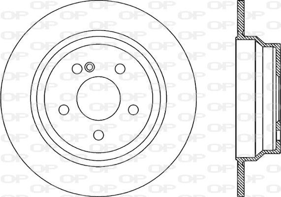 Open Parts BDR1995.10 - Тормозной диск autospares.lv