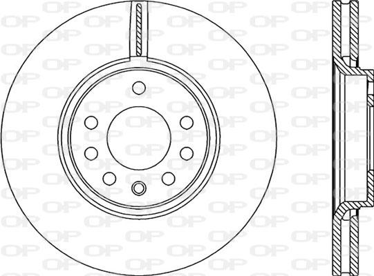 Open Parts BDR1990.20 - Тормозной диск autospares.lv