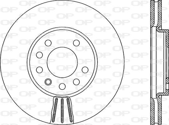 Open Parts BDR1991.20 - Тормозной диск autospares.lv