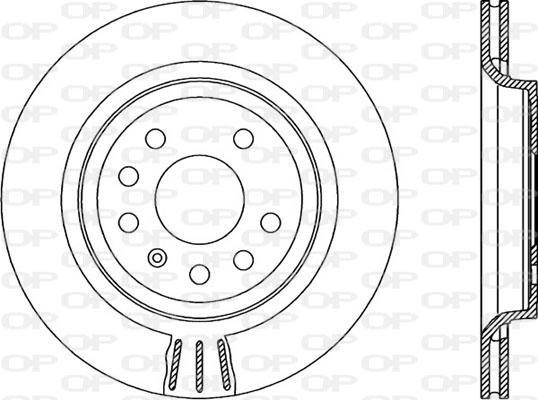 Open Parts BDR1992.20 - Тормозной диск autospares.lv