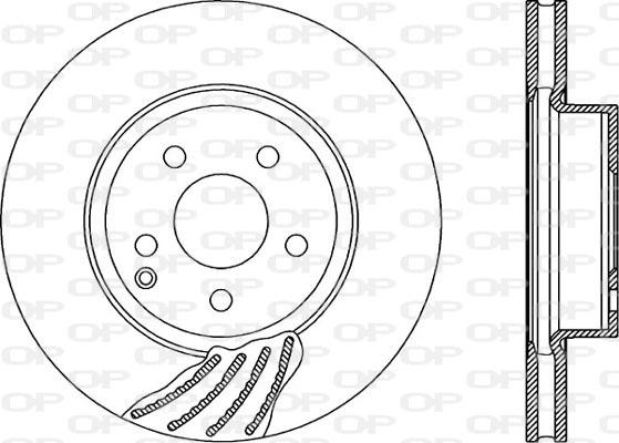 Open Parts BDR1997.20 - Тормозной диск autospares.lv