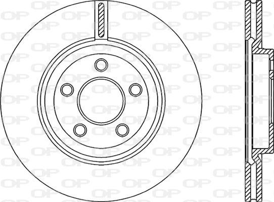 Open Parts BDR1945.20 - Тормозной диск autospares.lv