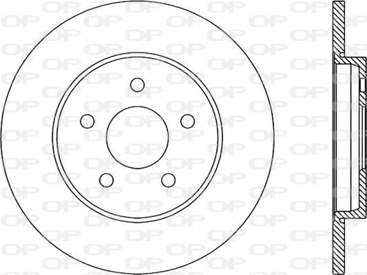 Open Parts BDR1948.10 - Тормозной диск autospares.lv