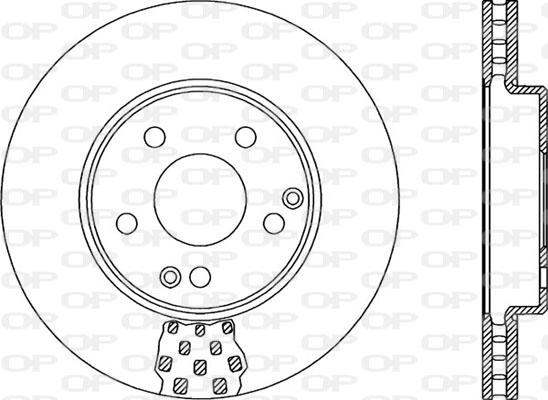 Open Parts BDR1916.20 - Тормозной диск autospares.lv