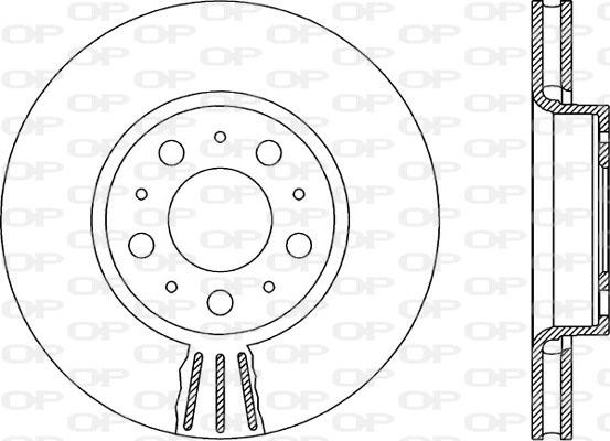 Open Parts BDR1910.20 - Тормозной диск autospares.lv