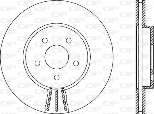 Open Parts BDR1912.20 - Тормозной диск autospares.lv