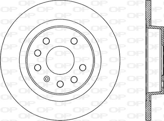 Open Parts BDR1989.10 - Тормозной диск autospares.lv