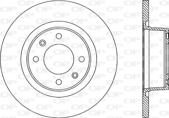 Open Parts BDR1931.10 - Тормозной диск autospares.lv