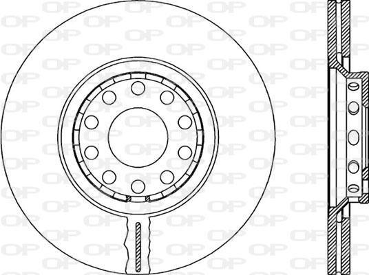 Open Parts BDR1924.20 - Тормозной диск autospares.lv