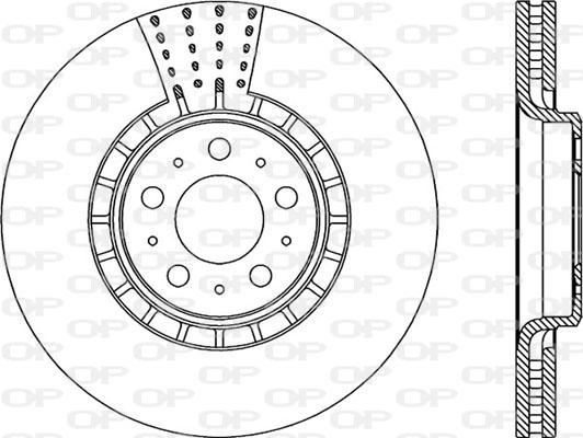 Open Parts BDR1977.20 - Тормозной диск autospares.lv