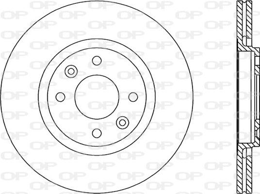 Open Parts BDR1456.20 - Тормозной диск autospares.lv