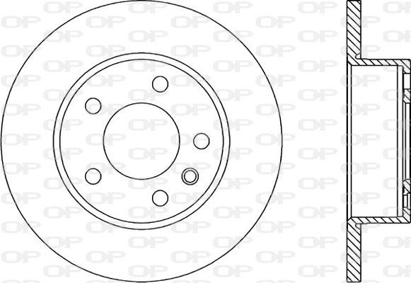 Open Parts BDR1406.10 - Тормозной диск autospares.lv
