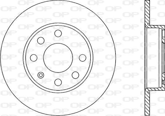 Open Parts BDR1402.10 - Тормозной диск autospares.lv