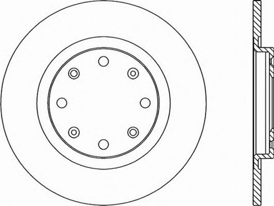 Open Parts BDR1426.10 - Тормозной диск autospares.lv