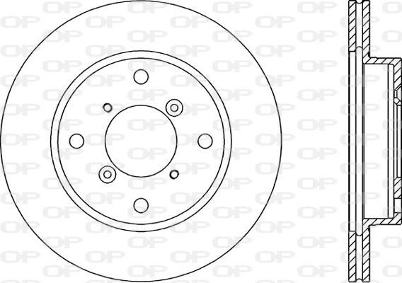 Open Parts BDR1502.20 - Тормозной диск autospares.lv
