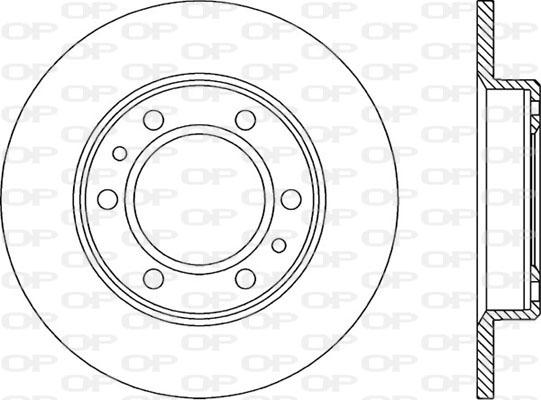 Open Parts BDR1530.10 - Тормозной диск autospares.lv