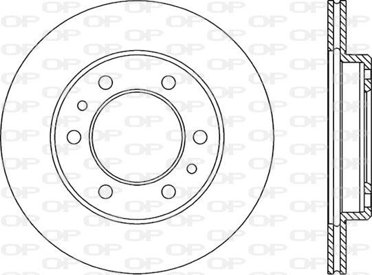 Open Parts BDR1527.20 - Тормозной диск autospares.lv