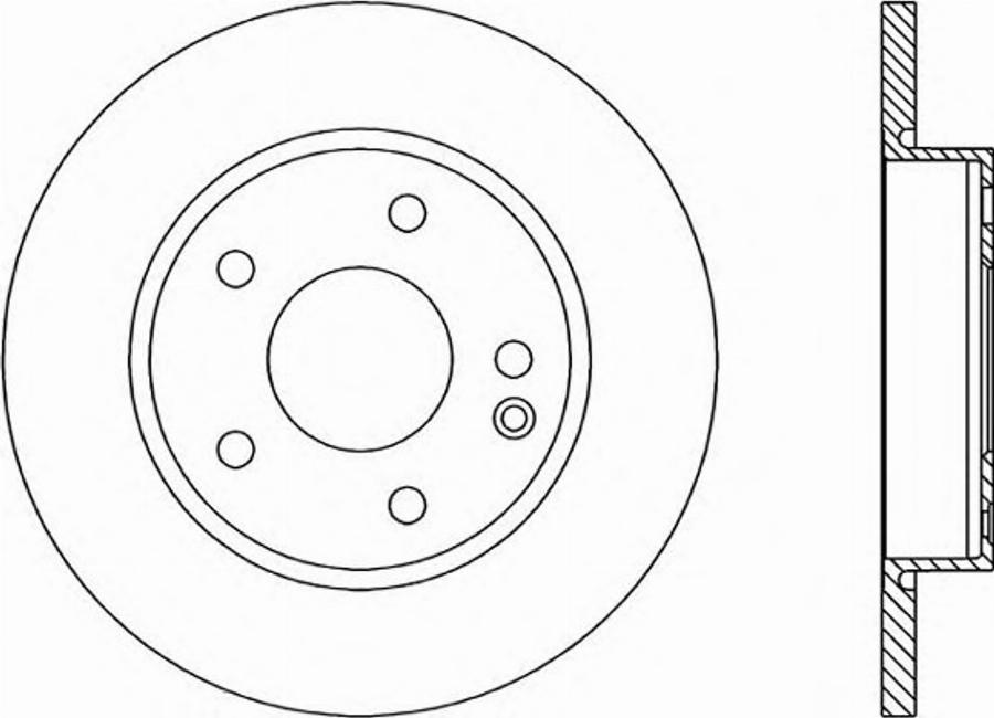 Open Parts BDR1699.10 - Тормозной диск autospares.lv