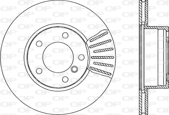 Open Parts BDR1669.20 - Тормозной диск autospares.lv