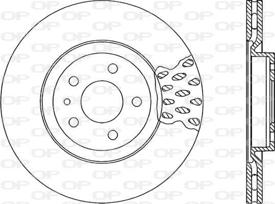 Open Parts BDR1663.20 - Тормозной диск autospares.lv