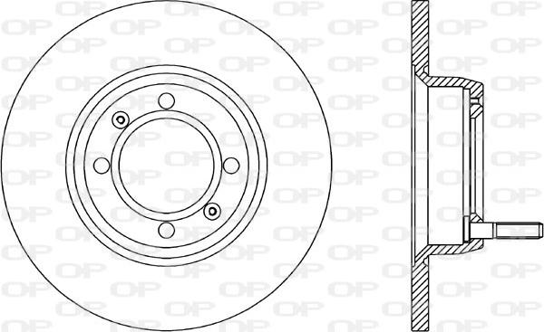 Open Parts BDR1011.10 - Тормозной диск autospares.lv