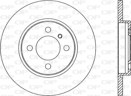 Open Parts BDR1080.10 - Тормозной диск autospares.lv