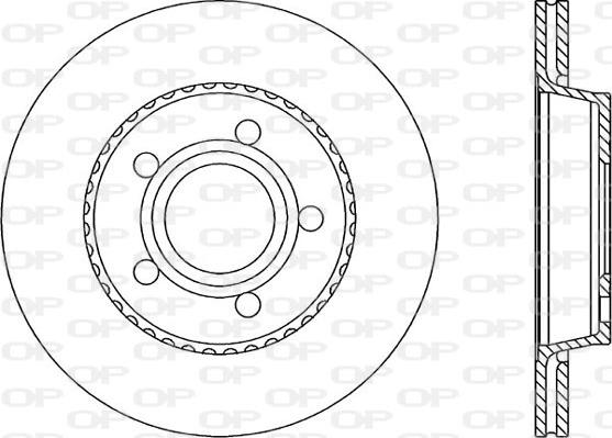 Open Parts BDR1029.20 - Тормозной диск autospares.lv