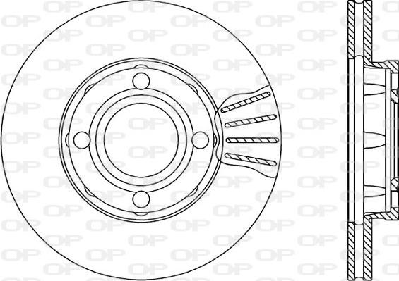 Open Parts BDR1020.20 - Тормозной диск autospares.lv