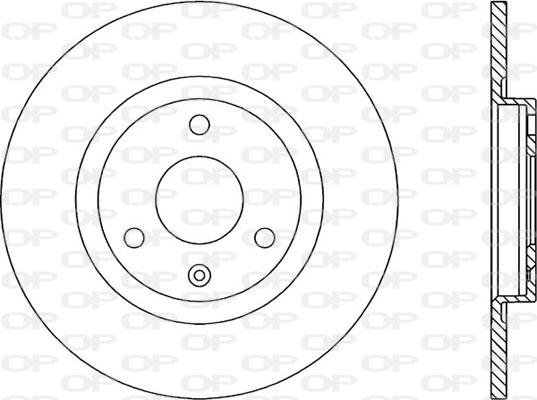 Open Parts BDR1108.10 - Тормозной диск autospares.lv
