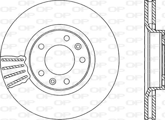 Open Parts BDR1114.20 - Тормозной диск autospares.lv